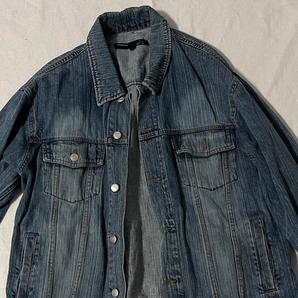Vintage Oversized Blue Denim Jacket from Madrid Women’s - Picture 1 of 7